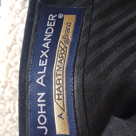 John Alexander Navy Blue Wool Dress Pants  36 - 31.5 - Picture 9 of 14
